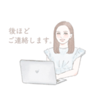 あずささんのスタンプ（個別スタンプ：4）