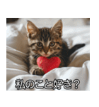 かわいい猫彼女【カップル・夫婦・嫁】（個別スタンプ：30）