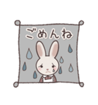 うさぎのりらら＊あいさつ＊絵本のような…（個別スタンプ：21）