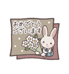 うさぎのりらら＊あいさつ＊絵本のような…（個別スタンプ：36）