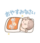 ぽんぽこお腹の赤ちゃんスタンプ（個別スタンプ：9）