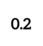 数字大好き 拡張版（個別スタンプ：24）