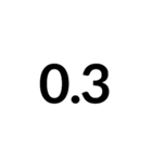 数字大好き 拡張版（個別スタンプ：25）