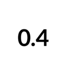 数字大好き 拡張版（個別スタンプ：26）