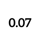 数字大好き 拡張版（個別スタンプ：38）