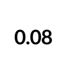 数字大好き 拡張版（個別スタンプ：39）