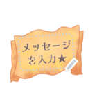 書き込める★魔法使いの羊皮紙フレーム（個別スタンプ：10）