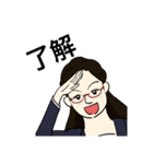 藤岡社長（個別スタンプ：18）