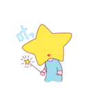宇宙人と星らふ（着衣バージョン）（個別スタンプ：16）
