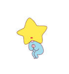 宇宙人と星らふ（着衣バージョン）（個別スタンプ：21）