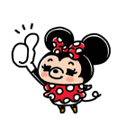igarashi yuri画♪ミッキー＆ミニー（個別スタンプ：7）