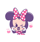ミニーマウス♡So cute！（個別スタンプ：4）
