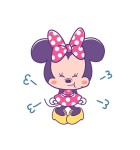 ミニーマウス♡So cute！（個別スタンプ：25）