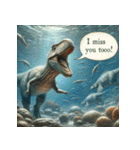 恐竜デライト：40個の楽しいスタンプ（個別スタンプ：21）
