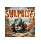 恐竜デライト：40個の楽しいスタンプ（個別スタンプ：32）