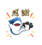 関西弁のええサメ、のんびりシャーくん！（個別スタンプ：14）
