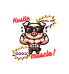 A pig that trains muscle z（個別スタンプ：3）