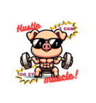 A pig that trains muscle z（個別スタンプ：5）