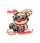 A pig that trains muscle z（個別スタンプ：7）