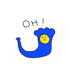 可愛いタニファの青いスタンプ（個別スタンプ：13）