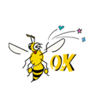 蜜蜂バッチ（個別スタンプ：1）