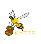 蜜蜂バッチ（個別スタンプ：3）