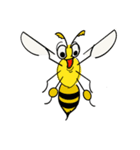 蜜蜂バッチ（個別スタンプ：4）