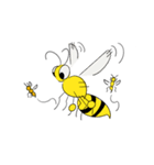 蜜蜂バッチ（個別スタンプ：16）