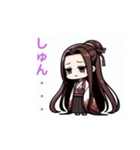 かわいい女の子のハンコ（個別スタンプ：2）