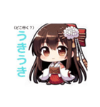 かわいい女の子のハンコ（個別スタンプ：7）