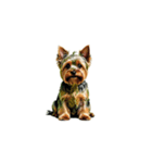 小型犬スタンプ(リアル)（個別スタンプ：3）