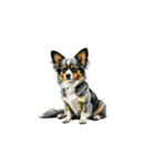 小型犬スタンプ(リアル)（個別スタンプ：5）