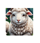 ほっこり可愛い羊のスタンプセット（個別スタンプ：6）