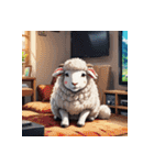 ほっこり可愛い羊のスタンプセット（個別スタンプ：12）
