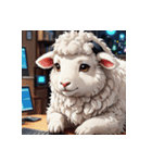 ほっこり可愛い羊のスタンプセット（個別スタンプ：13）
