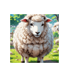 ほっこり可愛い羊のスタンプセット（個別スタンプ：18）