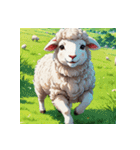 ほっこり可愛い羊のスタンプセット（個別スタンプ：19）