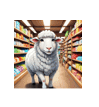 ほっこり可愛い羊のスタンプセット（個別スタンプ：21）