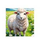 ほっこり可愛い羊のスタンプセット（個別スタンプ：24）