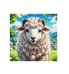 ほっこり可愛い羊のスタンプセット（個別スタンプ：27）