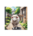 ほっこり可愛い羊のスタンプセット（個別スタンプ：32）