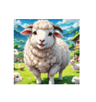 ほっこり可愛い羊のスタンプセット（個別スタンプ：37）