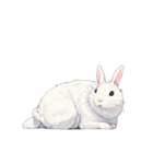色んなウサギ（絵的な）（個別スタンプ：28）