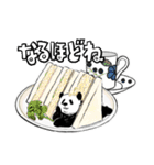 てきとーパンダ 純喫茶熊猫編（個別スタンプ：24）