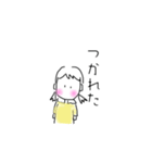 ふんわりスタンプ女の子と男の子（個別スタンプ：19）