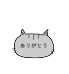 ねこねこ文字（個別スタンプ：1）