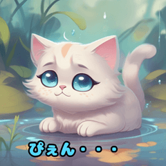 [LINEスタンプ] 猫のイラストスタンプ 7