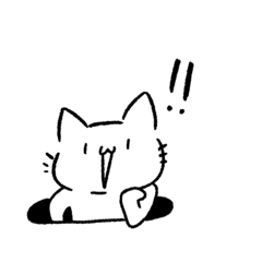 [LINEスタンプ] やたら語りかけてくる〔態度の〕大きな猫