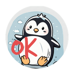 [LINEスタンプ] 開運ペンギン@