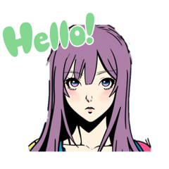 [LINEスタンプ] 乙女(otome)